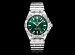 Breitling Chronomat Automatic GMT 40MM Steel Etc.2836 Movement Green Watch